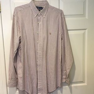Ralph Lauren Yarmouth 100% Cotton Shirt 16.5x34/35